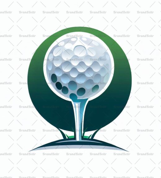 Golftee und Ball